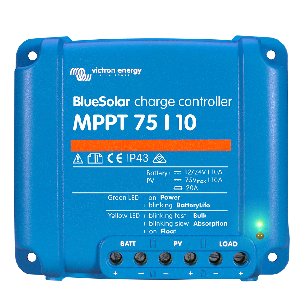Regulateur solaire MPPT 75/10A-12/24V-BlueSolar-Victron Energy