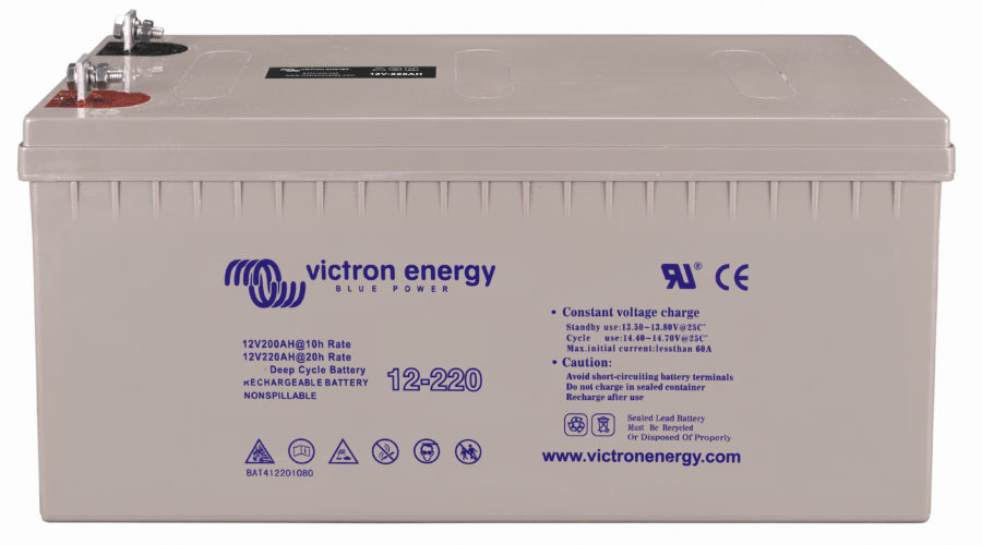 Batterie Solaire 220ah Gel Plomb/carbone 12v - Uniteck