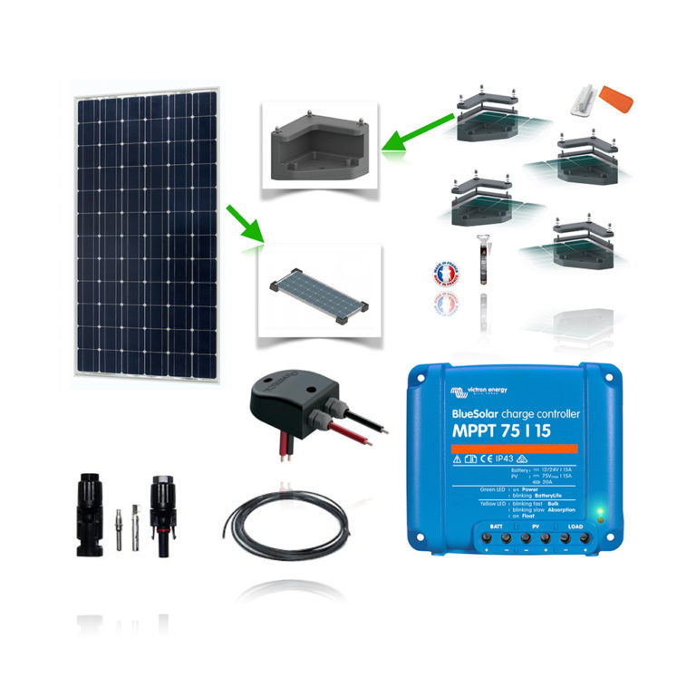 Kit solaire Campingcar 12V/215W & fourgon aménagé.