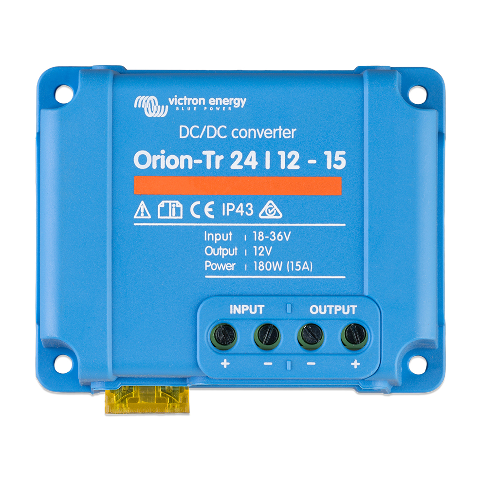 Chargeur non isolé DC-DC-24V/12-15A 180W Orion-Tr victron energy.