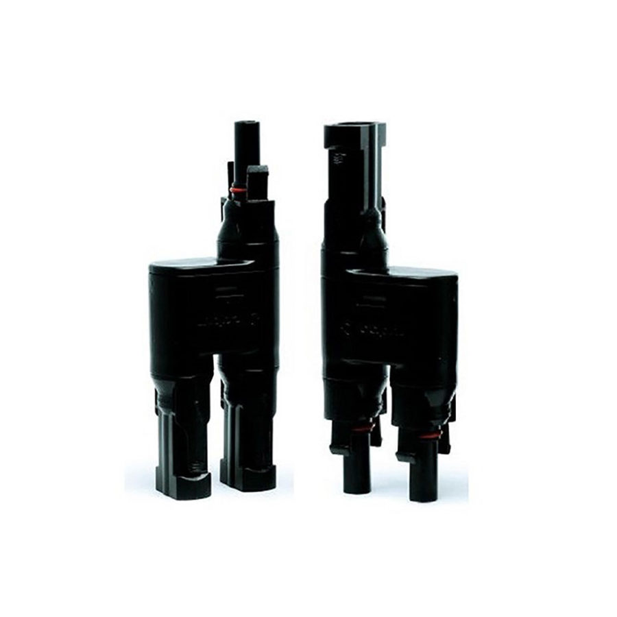2 Paires Connecteurs Y 10AWG Rouge Et Noir - Pour Panneaux Solaires, Connexion Parallèle, IP67, 30A