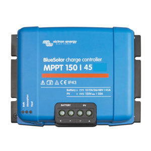 Régulateur solaire MPPT 150/45 BlueSolar Victron Energy.