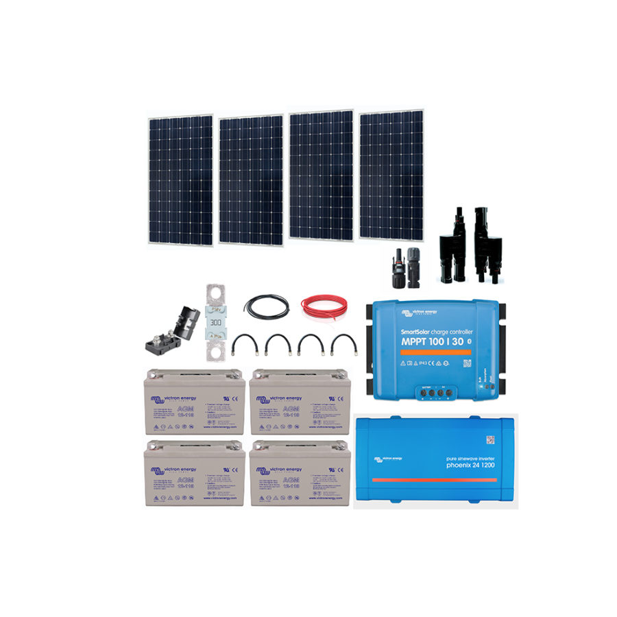 kit solaire autonome 1220W complet