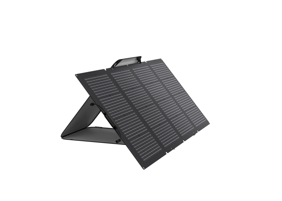 Panneau solaire EcoFlow 220W double face portable.